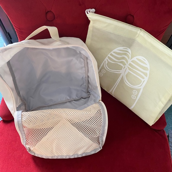 Etro Beige Quilted Travel Bag - Picture 7 of 9